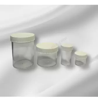 Şeffaf Plastik Kap 200Ml 100Ml 30Ml 15Ml resim 1